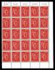 Bund 25er Bogenteil Bund 25er Bogenteil 218 postfrisch Formnummer 1 MiNr. 218 postfrisch Formnummer 1 -