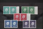 BRD BRD 302-306 postfrisch als waagerechte Paare MiNr. 302-306 postfrisch als waagerechte Paare -
