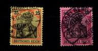 Deutsches Reich Deutsches Reich 73, 77 gestempelt MiNr. 73, 77 gestempelt -