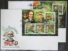 Zentralafrikanische Republik Zentralafrikanische Republik 3702-3705 und Block 957 gestempelt als FDC MiNr. 3702-3705 und Block 957 gestempelt als FDC -