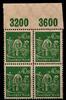 Deutsches Reich Deutsches Reich 244POR postfrisch 4er Block vom Oberrand MiNr. 244POR postfrisch 4er Block vom Oberrand -