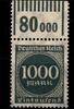 Deutsches Reich Deutsches Reich 273WOR postfrisch 1/11/1 MiNr. 273WOR postfrisch 1/11/1 -