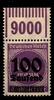 Deutsches Reich Deutsches Reich 289bW OR postfrisch OPD K Stuttgart, 1/11/1 MiNr. 289bW OR postfrisch OPD K Stuttgart, 1/11/1 -