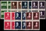 Österreich Österreich 878-884 postfrisch als 4er Einheit MiNr. 878-884 postfrisch als 4er Einheit -