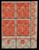 Deutsches Reich Deutsches Reich 189 postfrisch 4er Block vom Eckrand MiNr. 189 postfrisch 4er Block vom Eckrand -