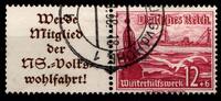 Deutsches Reich Deutsches Reich Zd W 127 gestempelt Zusammendruck nicht vorgefaltet MiNr. Zd W 127 gestempelt Zusammendruck nicht vorgefaltet -