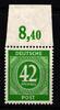 Alliierte Besetzung Alliierte Besetzung 930P OR ndgz postfrisch Eckrand, Bug im Seitenrand MiNr. 930P OR ndgz postfrisch Eckrand, Bug im Seitenrand -