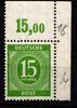 Alliierte Besetzung Alliierte Besetzung 922P OR dgz postfrisch vom Eckrand MiNr. 922P OR dgz postfrisch vom Eckrand -