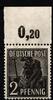 Alliierte Besetzung Alliierte Besetzung 943P OR ndgz postfrisch MiNr. 943P OR ndgz postfrisch -