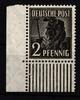 Alliierte Besetzung Alliierte Besetzung 943W OR, DZ1 postfrisch Paar vom Eckrand MiNr. 943W OR, DZ1 postfrisch Paar vom Eckrand -