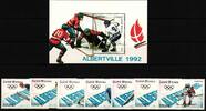 Guinea Bissau Guinea Bissau 1088-1094 und Block 282 postfrisch Olympische Spiele MiNr. 1088-1094 und Block 282 postfrisch Olympische Spiele -