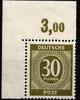 Alliierte Besetzung Alliierte Besetzung 928 a P OR ndgz postfrisch vom Eckrand MiNr. 928 a P OR ndgz postfrisch vom Eckrand -
