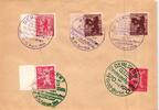 Berlin und Brandenburg 3 A - 5 A auf Brief mit Sonderstempeln -