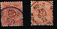 Württemberg Württemberg 57 a, b gestempelt MiNr. 57 a, b gestempelt -