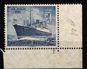 Berlin Berlin 127 postfrisch Eckrand mit Formnummer 2 MiNr. 127 postfrisch Eckrand mit Formnummer 2 -