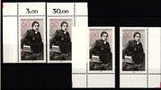 BRD BRD 1001 postfrisch Ecke 1-4, FN 0 MiNr. 1001 postfrisch Ecke 1-4, FN 0 -