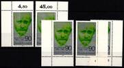BRD BRD 973 postfrisch Ecke 1-4, FN 1-2 MiNr. 973 postfrisch Ecke 1-4, FN 1-2 -