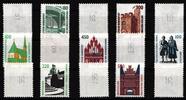 BRD Bund BRD Bund Sehenswürdigkeiten Rollenmarken mit senkr. Zählnummer postfrisch MiNr. Sehenswürdigkeiten Rollenmarken mit senkr. Zähln -