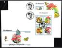 Zentralafrikanische Republik Zentralafrikanische Republik 8521-8524 und Block 1889 gestempelt als FDC MiNr. 8521-8524 und Block 1889 gestempelt als FDC -