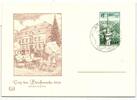 Saarland 369 auf Ausstellungskarte Tag der Briefmarke -