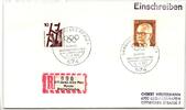 BRD Bund 691, 695 auf Brief Olympiade 1972 -