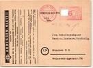 Deutsches Reich auf Brief Freistempler Klett GmbH -