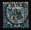 Baden Baden 25 gestempelt MiNr. 25 gestempelt -