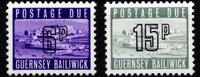 Großbritannien Guernsey Portomarken Großbritannien Guernsey Portomarken 16-17 postfrisch MiNr. 16-17 postfrisch -