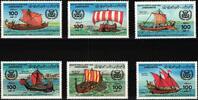 Libyen Libyen 1115-1120 postfrisch Schiffe MiNr. 1115-1120 postfrisch Schiffe -