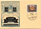 Deutsches Reich 826 als Ersttagsbrief selten Tag der Briefmarke Wien -