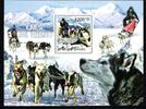 Guinea Bissau Guinea Bissau Block 1005 postfrisch Hunde, Huskies MiNr. Block 1005 postfrisch Hunde, Huskies -