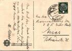 Deutsches Reich 516 auf Postkarte Schiffspost Monte Sarmiento -