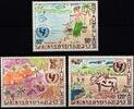 Laos Laos 341-343 postfrisch MiNr. 341-343 postfrisch -