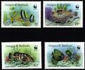 Antigua & Barbuda Antigua & Barbuda 1010-1013 postfrisch Fische MiNr. 1010-1013 postfrisch Fische -