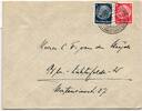 Deutsches Reich 514, 517 auf Brief Sonderstempel Landeskriegerverband -