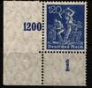 Deutsches Reich Deutsches Reich 168 postfrisch vom Eckrand MiNr. 168 postfrisch vom Eckrand -