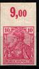 Deutsches Reich Deutsches Reich 56 a U P OR postfrisch geschnitten vom Oberrand MiNr. 56 a U P OR postfrisch geschnitten vom Oberrand -