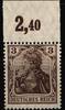 Deutsches Reich Deutsches Reich 84 II b P OR postfrisch geprüft Zenker BPP MiNr. 84 II b P OR postfrisch geprüft Zenker BPP -