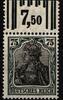 Deutsches Reich Deutsches Reich 104 c W OR postfrisch 1`4`1/2`3`2, geprüft Infla Berlin MiNr. 104 c W OR postfrisch 1`4`1/2`3`2, geprüft Infla B -