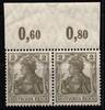 Deutsches Reich Deutsches Reich 102 x P OR postfrisch im Paar, geprüft Infla Berlin MiNr. 102 x P OR postfrisch im Paar, geprüft Infla Berlin -