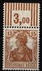 Deutsches Reich Deutsches Reich 100 b W OR postfrisch 3`7`3 geprüft Oechsner BPP MiNr. 100 b W OR postfrisch 3`7`3 geprüft Oechsner BPP -