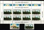 Türkisch Zypern Türkisch Zypern 197 und 198 postfrisch Kleinbogensatz / Lokomotive MiNr. 197 und 198 postfrisch Kleinbogensatz / Lokomotive -
