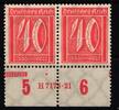 Deutsches Reich Deutsches Reich 182 HAN postfrisch H 7178.21 MiNr. 182 HAN postfrisch H 7178.21 -