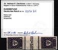 Deutsches Reich Deutsches Reich 200 b ZS postfrisch Kurbefund Oechsner BPP MiNr. 200 b ZS postfrisch Kurbefund Oechsner BPP -