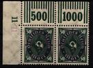 Deutsches Reich Deutsches Reich 209 W OR postfrisch 0`6`0/2`9`2 und 0`6`0/ 3`7`3 im Paar MiNr. 209 W OR postfrisch 0`6`0/2`9`2 und 0`6`0/ 3`7`3 -