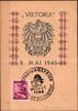 Österreich Österreich 740 mit Sonderstempel Befreiungsfeier auf Karte MiNr. 740 mit Sonderstempel Befreiungsfeier auf Karte -