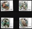 Bundesrepublik Deutschland Bundesrepublik Deutschland 1539-42 KBWZ gestempelt mit Stempel Frankfurt MiNr. 1539-42 KBWZ gestempelt mit Stempel Frankfurt -
