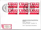 BRD Bund 1459 auf Brief als Mehrfachfrankatur Ersttagsbrief FDC -