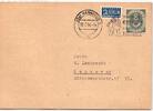 BRD Bund 127 auf Postkarte als Einzelfrankatur Posthorn -