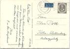BRD Bund 127 auf Postkarte als Einzelfrankatur Posthorn -